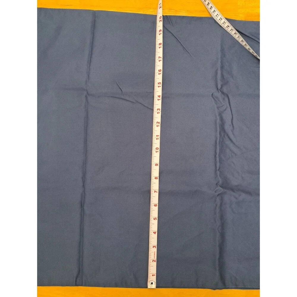 Kirkland King Size Pillowcase Lot of 2 Navy Blue Pima Cotton 680 Thread Count